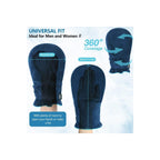 Buy now Hilph Hand Ice Pack Gloves for Chemotherapy, Hot and Cold Therapy Cooling Gloves with 4 Gel Ice Packs for Full Hand & Wrist Pain Relief, Aching Hands, Neuropathy, Swelling, Working Hands (1 Pair) at indiglob india