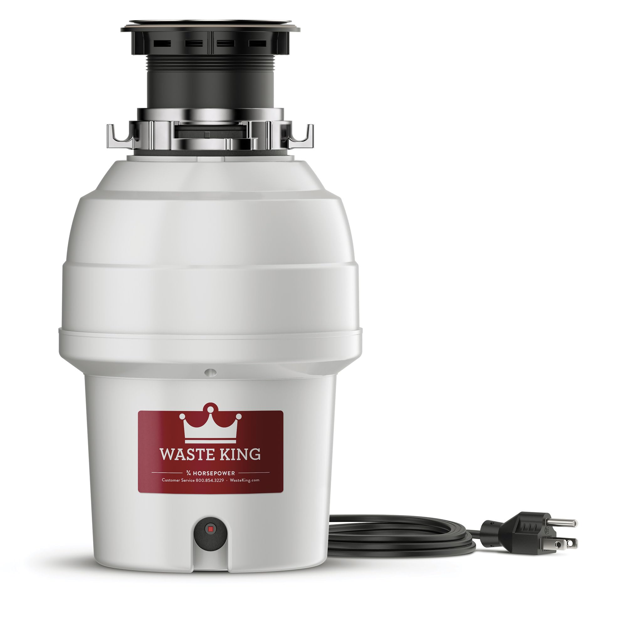 Buy now Waste King Garbage Disposal for Kitchen Sink with Power Cord, Food Waste Disposer, L-8000 3 4 HP - Continuous Feed Disposal Only 8 Year Warranty at indiglob india