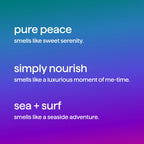 method Body Wash Gift Set, Pure Peace, Simply Nourish, Sea + Surf, 3.4 oz | Travel Size Bottles, Gift Set, Soothing Formulas, Leaves Skin Feeling Soft & Moisturized, Rich Lather, Made Without Parabens