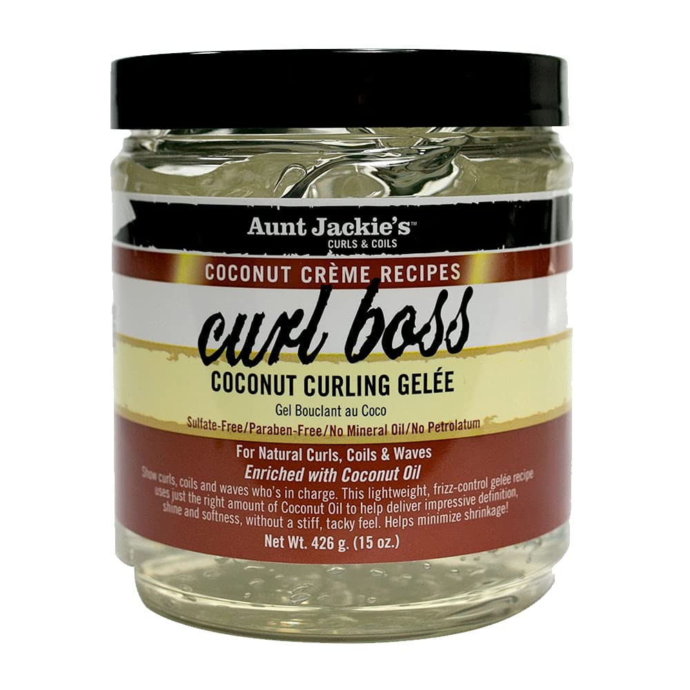 Aunt Jackie's Coconut Crème Recipes Butter Crème Intensive Moisture Sealant, Leave-In Conditioning Therapy for Dry Hair, 7.5 oz
