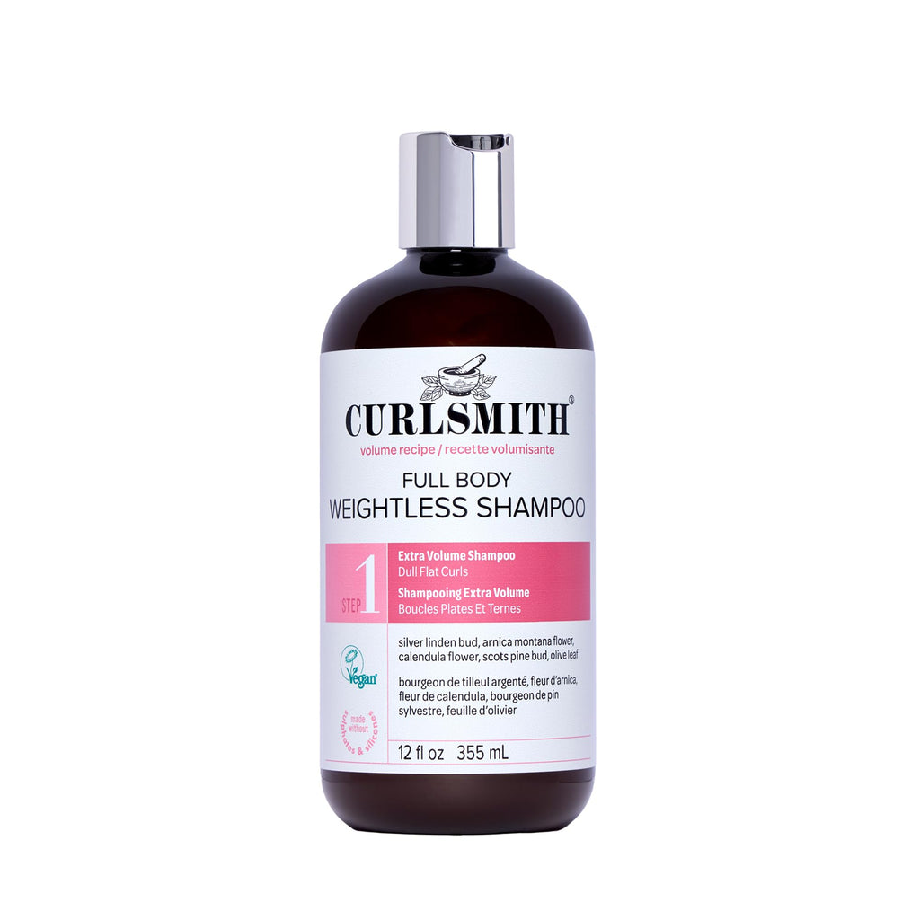 CURLSMITH Full Body Weightless Volumizing Shampoo for Curly Hair (12 oz)