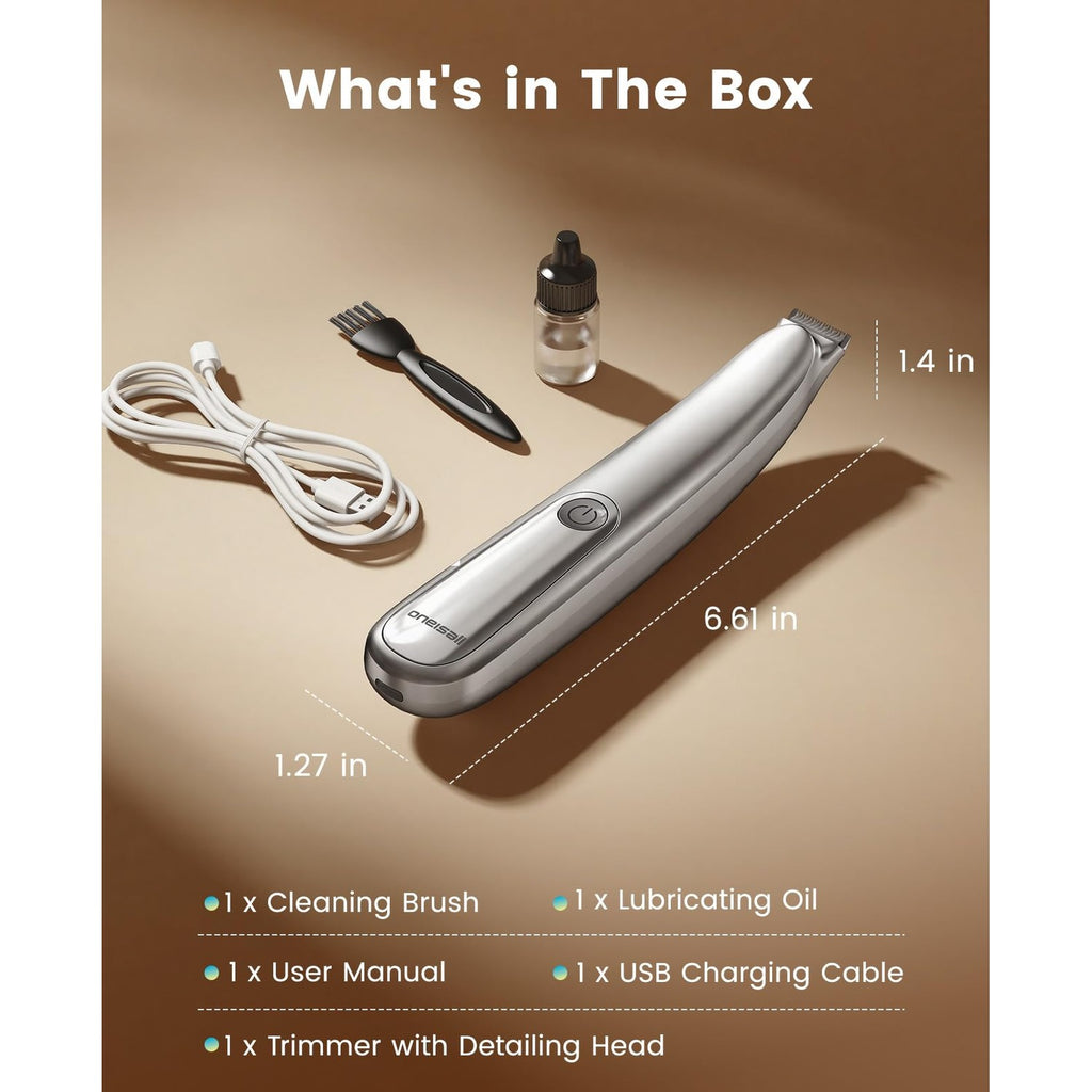 oneisall Dog Paw Trimmer with LED Light & Skin-Friendly Curved Blade