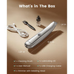 oneisall Dog Paw Trimmer with LED Light & Skin-Friendly Curved Blade