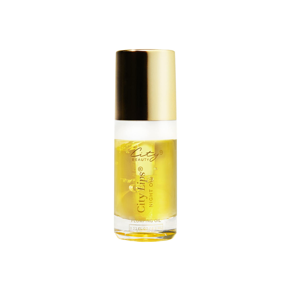 City Beauty City Lips Night Oil, Overnight Lip Plumping Oil 0.23 Fl Oz