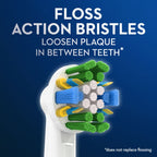 Oral-B FlossAction Electric Toothbrush Replacement Brush Heads Refill, 3ct