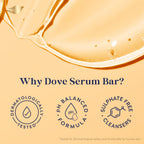 Dove Serum Bar | with Sandalwood Oil | Sandal Glow | 375g (125g x 3)