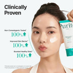 PURITO Panthenol 10% Cream for Sensitive Skin, 3.38 fl.oz | Skin Barrier Repair, Face Moisturizer, Blemish-Prone Care, Non-Comedogenic & Vegan, Korean Skincare