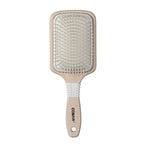Conair Paddle Hair Brush, Ceramic Wood, with Nylon Bristles, Off White