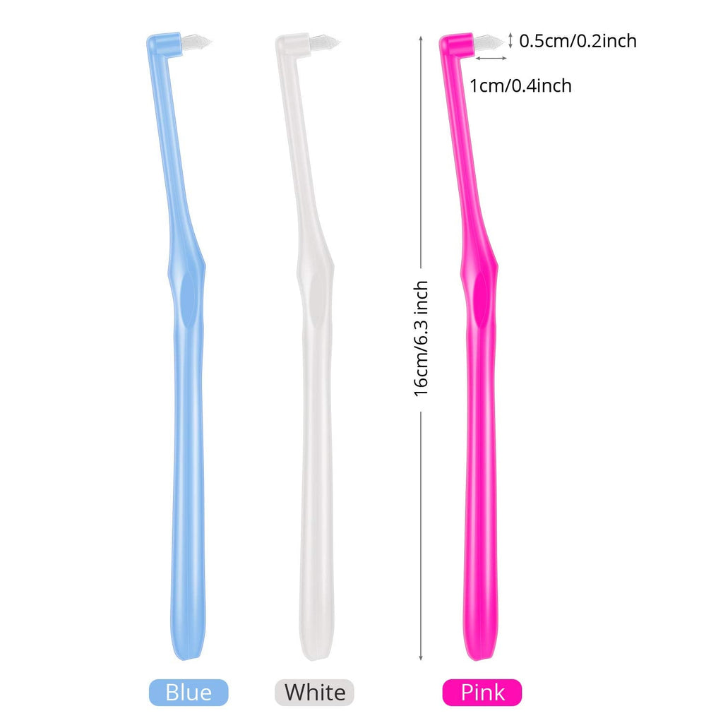 Buy now Boao 6 Pieces Tuft Toothbrush Tufted End-tuft Soft Trim Single Compact Interdental for Detail Cleaning Tapered Brush(Tapered Brush) at indiglob india