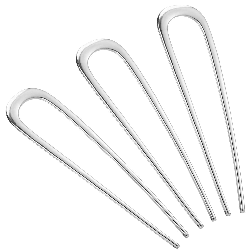 French Hair Pin 3PCS for Women Elegant French Twists, Buns, Updos