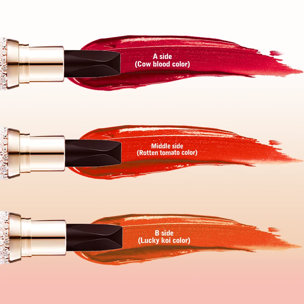 Buy now KAIQIKAIXI 3-in-1 Velvet Matte Lipstick - Red, Long Lasting, Moisturizing, Nourishing at indiglob india