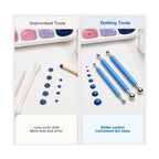 Dearmud 8-Piece Dotting Tools, Ball Stylus Set for Painting, Clay, Nail Art