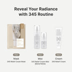 Dr.Althea 345 Relief Cream & Mist Duo, Korean Vegan Skin Care Set | Soothing Recovery & Moisture for Sensitive Skin, Daily Post-Acne Moisturizer, Versatile Hydration Mist Spray