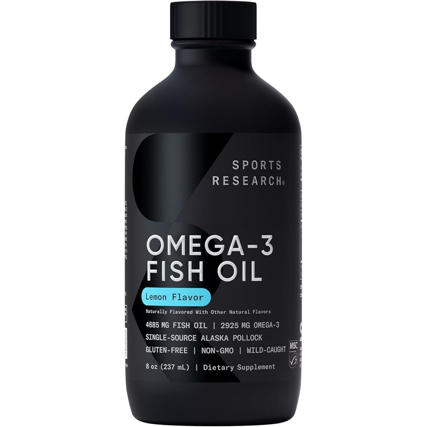 Buy now Sports Research Triple Strength Omega 3 Fish Oil - Burpless Fish Oil Supplement w/EPA & DHA Fatty Acids from Single-Source Wild Alaskan Pollock - 1250 mg, 180 ct 8 Fl Oz (Pack of 1) From Alaska at indiglob india