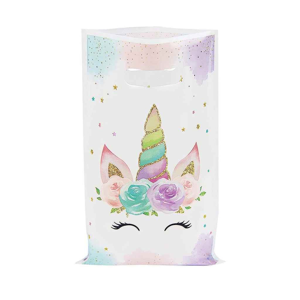 DaiUni 30 PCS Unicorns Goodie Bags Party Favor Bags for Kids Girls Birthday