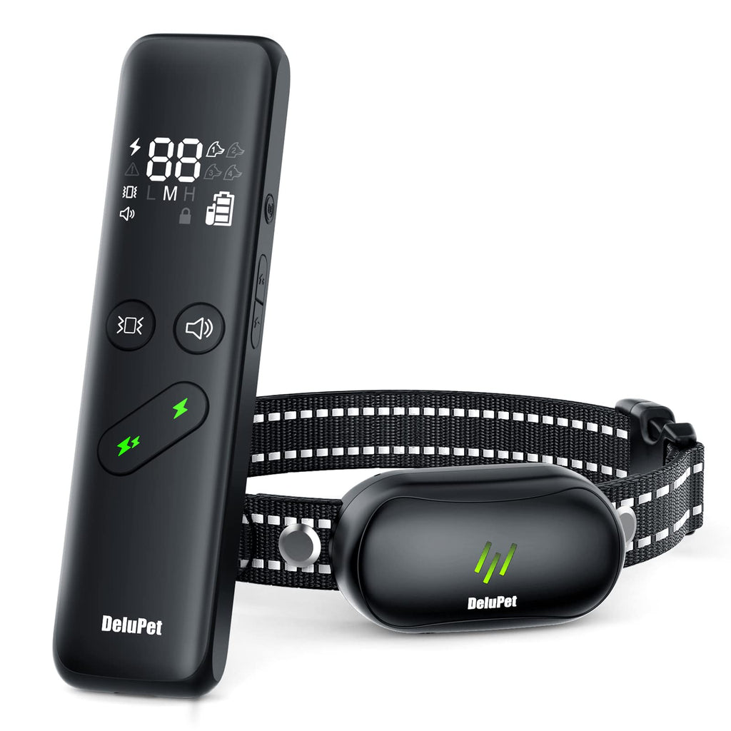 Dog Shock Collar, Electric Dog Training Collar with Remote & 4-Channels