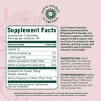 Vital Source Nutrition Vaginal Probiotic Gummies for Women - pH Balance and Immune Defense, Support Healthy Odor and Vaginal Flora - Vegan, Gluten-Free - Hawaiian Pineapple - 60 Gummies - 30 Servings