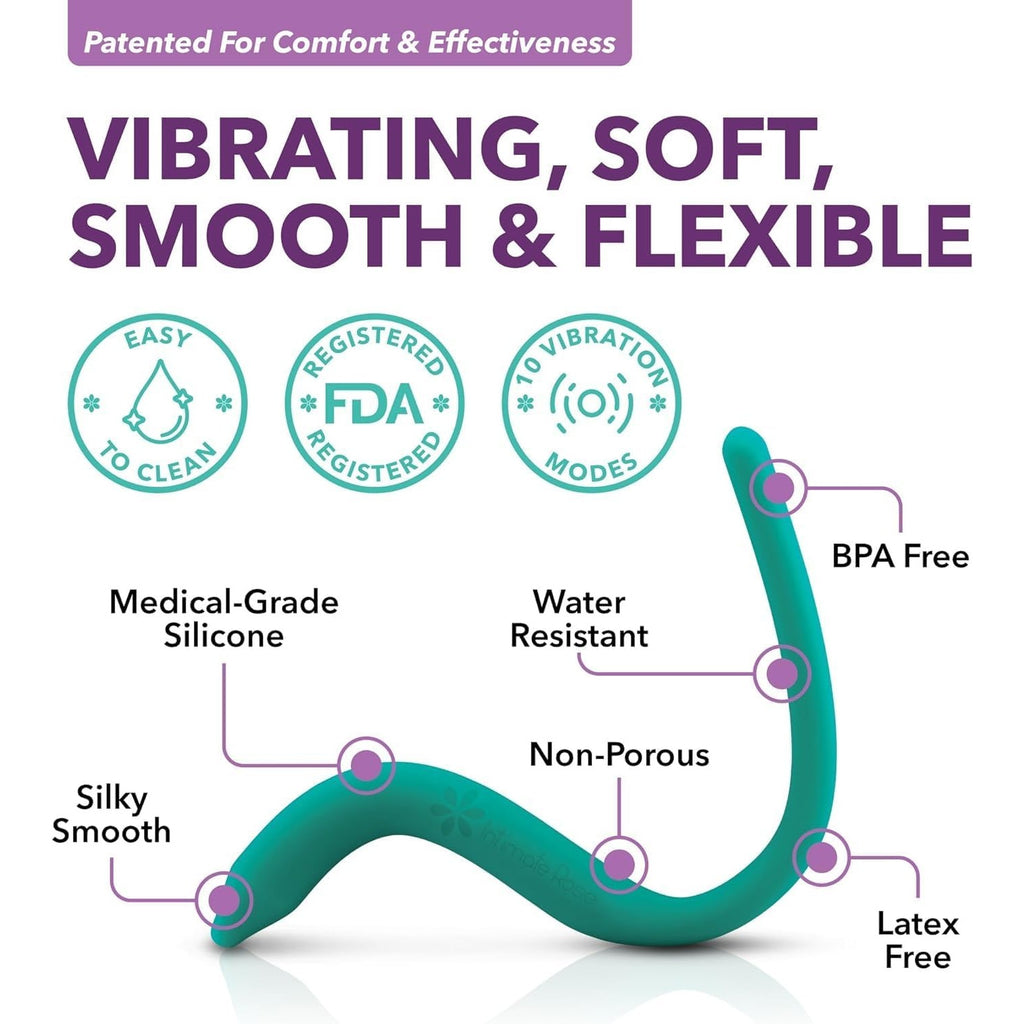 Intimate Rose Vibrating Pelvic Wand for Pelvic Pain Muscle Relief