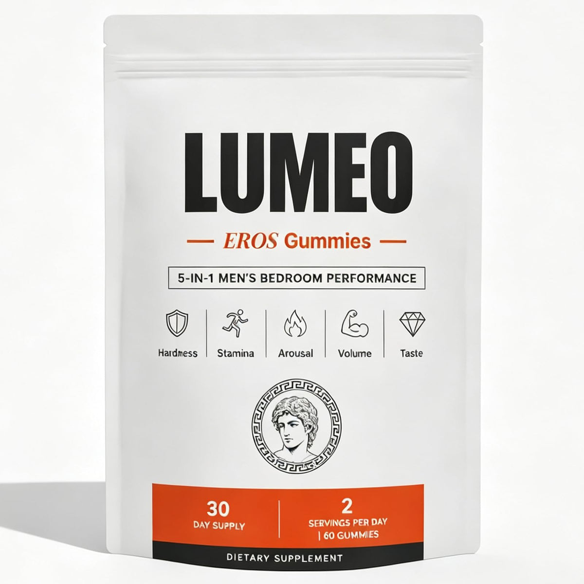 Lumeo Eros Gummies - 60 Gummies, Support for Active Men