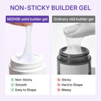 MIZHSE 3D Sculpting Gel is a premium imported non-sticky builder gel, easy to shape for flawless nail art. Perfect for professionals.
