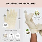 Buy now Kitsch Moisturizing Gloves Overnight for Dry Hands Treatment, for Women & Men | Soft Hydrating & Infused Gel Spa Gloves for Kids, One Size Fits Most, Washable & Reusable Pair at indiglob india