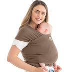 Buy now KeaBabies Baby Wrap Carrier - All in 1 Original Baby Carrier Newborn to Toddler Sling, Easy to Wear, Hands Free Bonding, Lightweight, Breathable Infant Wraps (Classic Gray) at indiglob india