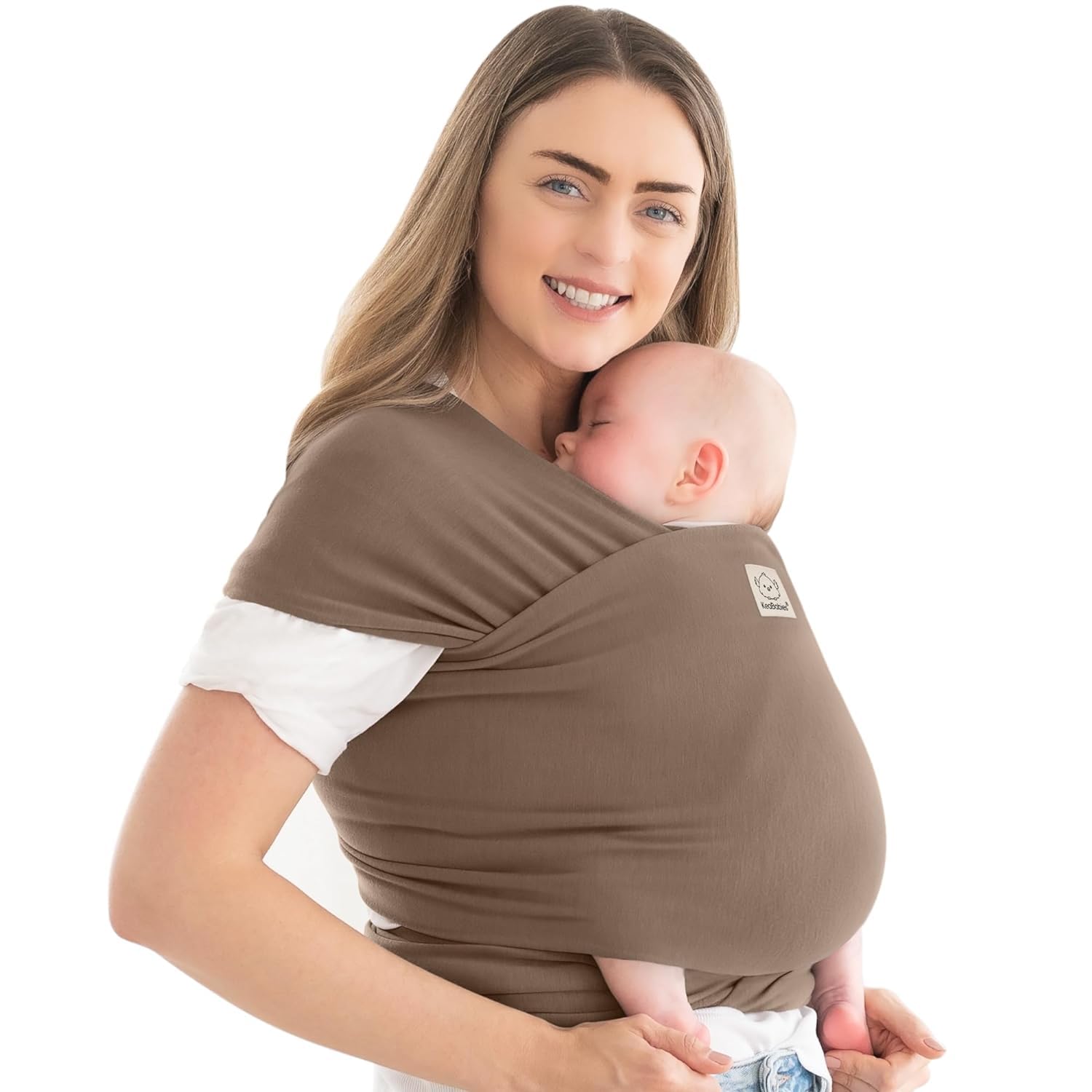 Buy now KeaBabies Baby Wrap Carrier - All in 1 Original Baby Carrier Newborn to Toddler Sling, Easy to Wear, Hands Free Bonding, Lightweight, Breathable Infant Wraps (Classic Gray) One Size (Pack of 1) Saddle Brown at indiglob india
