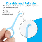 Aligner Removal Tool 15 Pcs, Clear Invisalign Remover Tool for Retainers