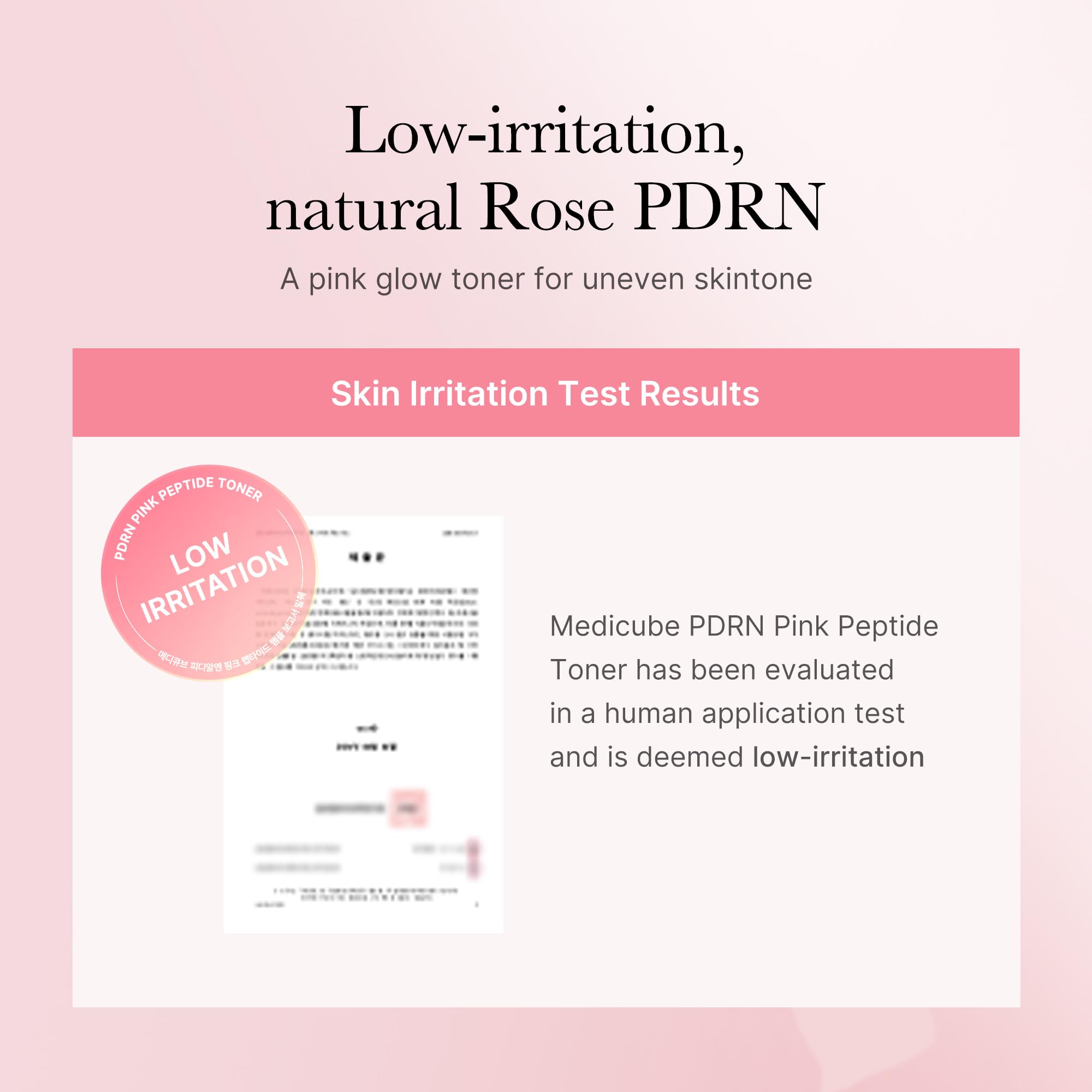 medicube PDRN Toner Rose PDRN Peptide Toner | Lightweight & Watery Toner with Rose PDRN, Peptides, Niacinamide - For Soothing & Calming, Korean Skincare, 8.45 fl.oz