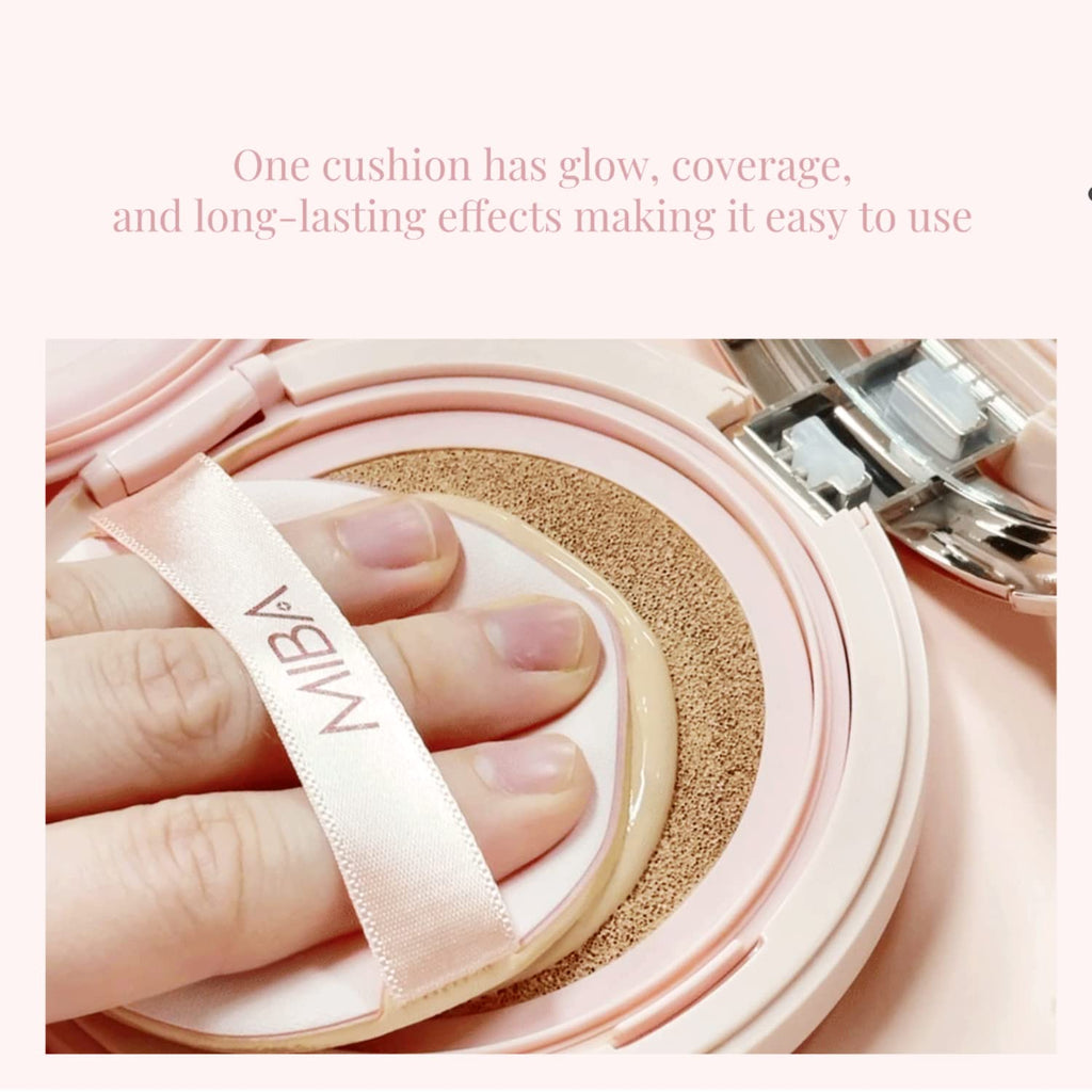Buy now MIBA Ion Calcium Foundation Double Cushion RX 25 g / 0.88 oz Big Cushion SEASON 2 Long Lasting Effect for Dewy Skin. Skin moisturizing. Skin tightening relief. Fine coverage. Smooth adhesion (No 21) at indiglob india