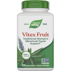 Buy now Nature's Way Vitex Fruit, Traditional Menstrual Cycle Support*, Traditional Women's Health Support*, Chasteberry, Vegan, 320 Capsules (Packaging May Vary) at indiglob india