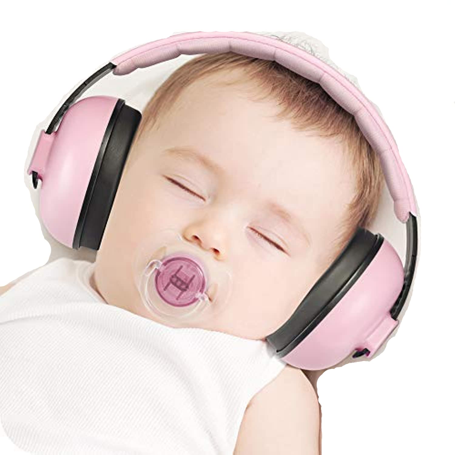 Buy now Mumba Baby Ear Protection Noise Cancelling Headphones - Earmuffs for Babies and Toddlers - Ages 3-24+ Months Pink at indiglob india