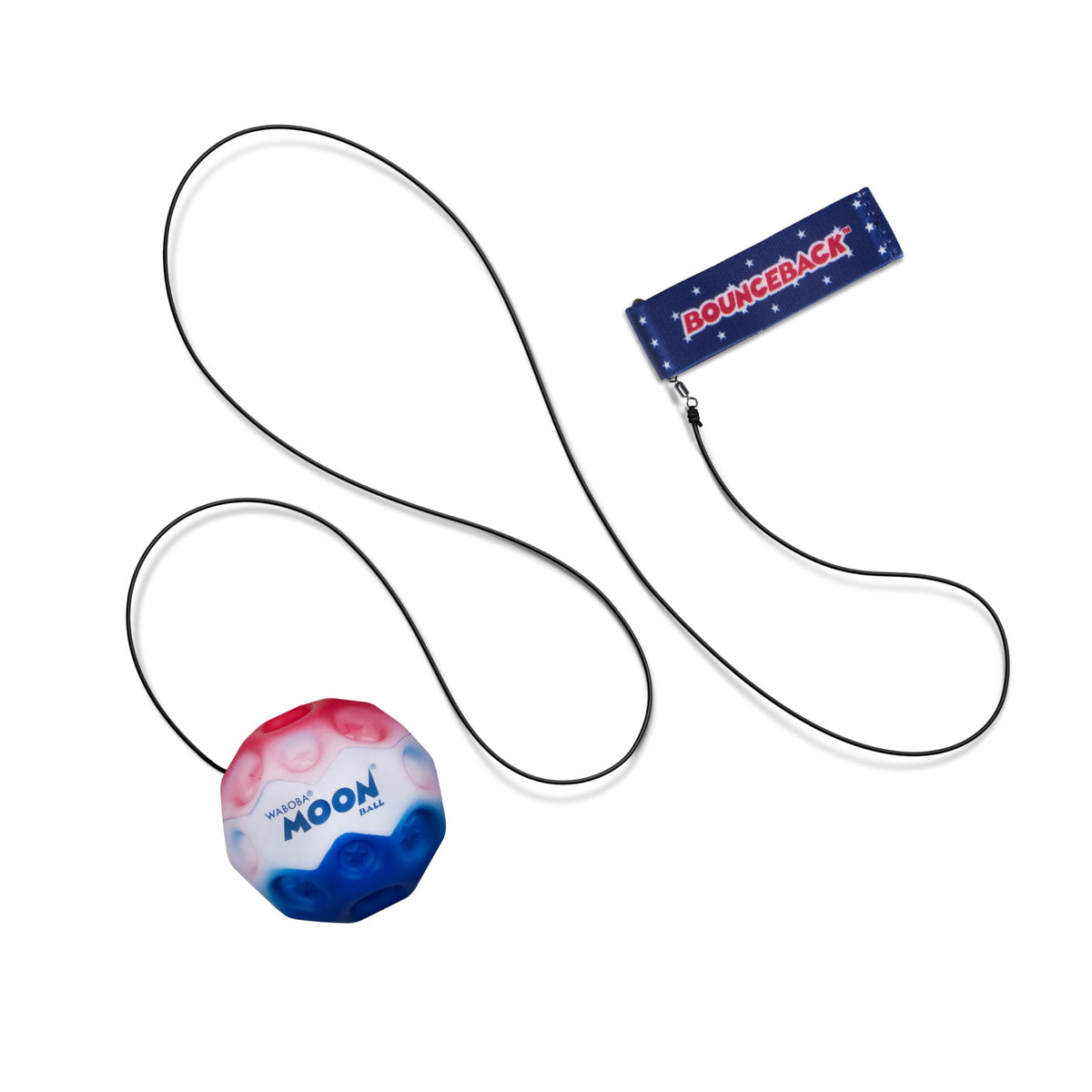 Waboba Bounceback Returning Stars and Stripes Moon Ball