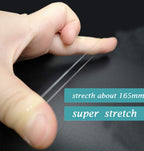 Buy now Clear Hair Elasticsï¼ŒBEBEEPOO 2500pcs Rubber Bands for Hair, Clear Mini Elastic Rubber Hair Bands, Small Hair Tties - STRONG - REUSEABLE at indiglob india