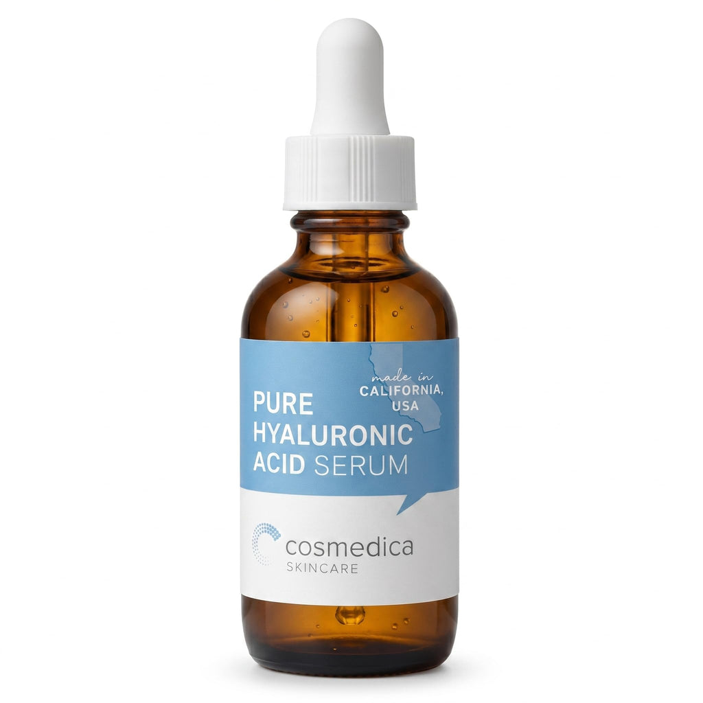 Cosmedica Hyaluronic Acid Serum for Skin – 4 Fl. Oz Hydrating Facial Moisturizer with Anti-Aging Skin Care Properties. Beauty and Skin Care