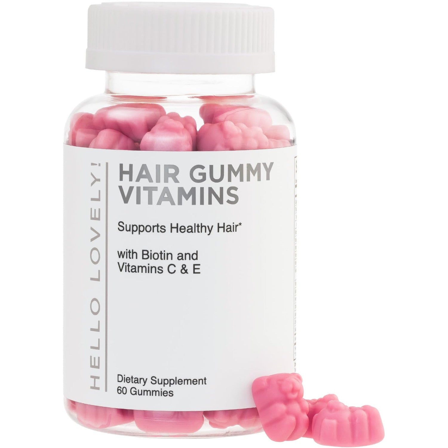 Hair Vitamins Gummies for Hair Growth - Hair, Skin & Nails Beauty Complex with 5000mcg Biotin per Serving - Supports Thicker, Stronger, Radiant-Looking Hair for Women & Men, Berry Flavor - 120 Gummies