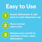 Buy now Seventh Generation Dishwasher Cleaning Packs 6 Count Free & Clear Removes odor-causing residue Powered by oxy power at indiglob india