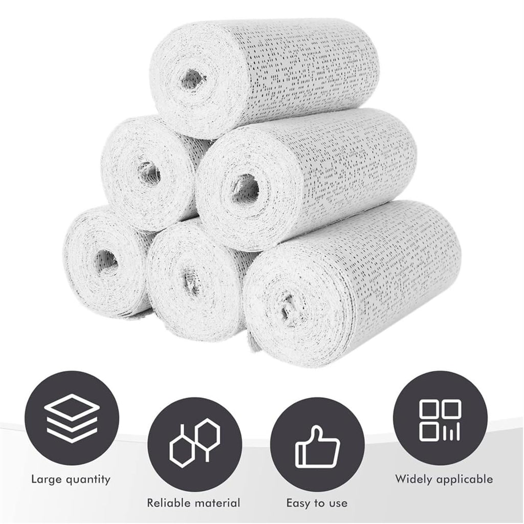Plaster Coth Rolls 6 Pack Plaster Gauze Bandage Plaster Strip Gauze Wrap for Body Casts Craft Projects Belly Molds 3in x 106 inch