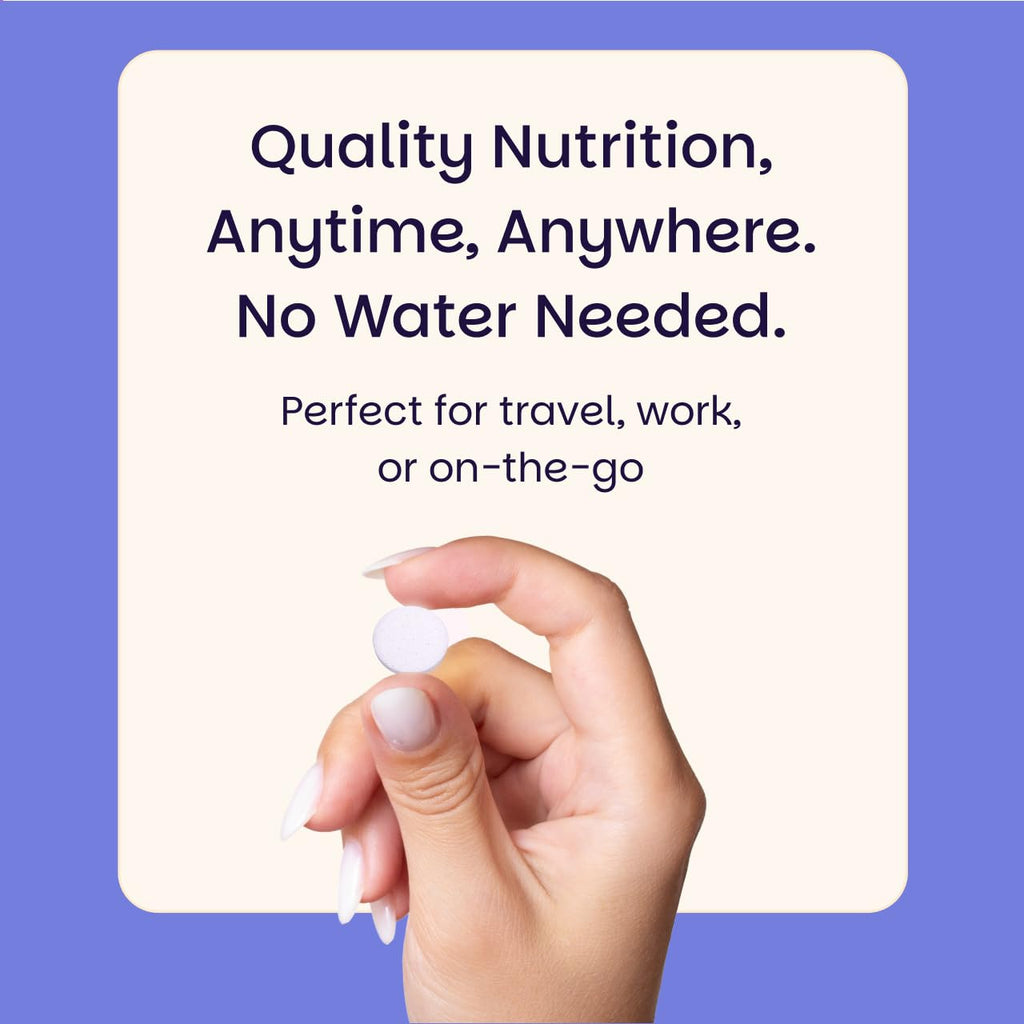 EZ Melts Zinc - Supplement for Immune, Digestive & Skin Health Support - Non-GMO, Vegan & Gluten-Free - Blueberry Blast - 60 Dissolvable Tablets (60 Servings)