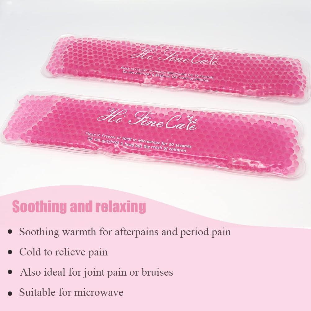 Buy now Perineal Cooling Pad, Postpartum Cold Packs Gel Bead Ice Pack Cold Therapy for Women After Pregnancy and Delivery, 2 Ice Pack and 2 Cover (Pink) at indiglob india
