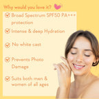 WishCare Sunscreen Body Lotion with SPF 50 PA+++ - Broad Spectrum UVA & UVB Protection, No White Cast, Enriched with Carrot Seed & Raspberry - Body Sunscreen Lotion 200ml (Indian Version)
