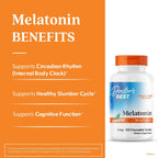 Buy now Doctors Best Melatonin, Sleep Support, Non-GMO, Gluten Free Vegan, Natural Mint Flavor 120 Chewable Tablets at indiglob india