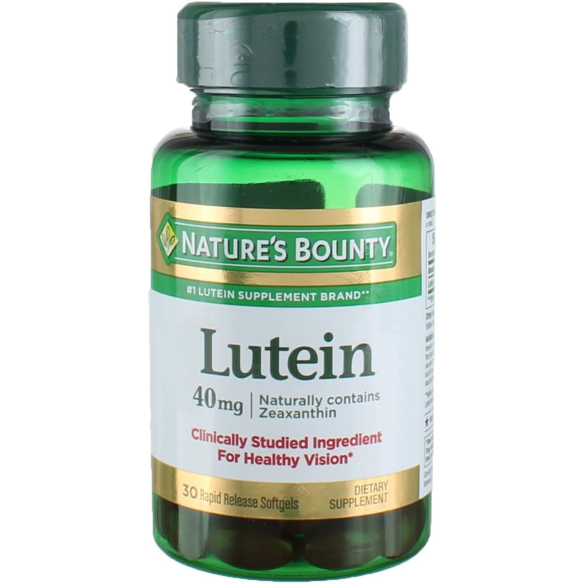 Buy now Nature's Bounty Lutein Pills, Eye Health Supplements and Vitamins, Support Vision Health, 40 mg, 30 Softgels 30 Count (Pack of 4) Unflavored at indiglob india