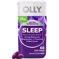 OLLY Ultra Strength Sleep Softgels, Drug Free Nighttime Support* - 60 Count