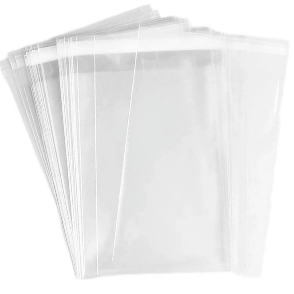4-1/2x 6-1/2 Inch Cellophane Cello Bags-Fits A4 Envelope Sleeves-200Pcs