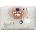 Abena Premium Maternity Pads for Postpartum and After-Delivery Incontinence, Super Absorption, Soft Disposable Pads - 15 Count
