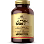 Solgar L-Lysine 1000 mg, 250 Tablets - Enhanced Absorption and Assimilation - Promotes Integrity of Skin and Lips - Collagen Support - Amino Acids - Non-GMO, Vegan, Gluten Free - 250 Servings