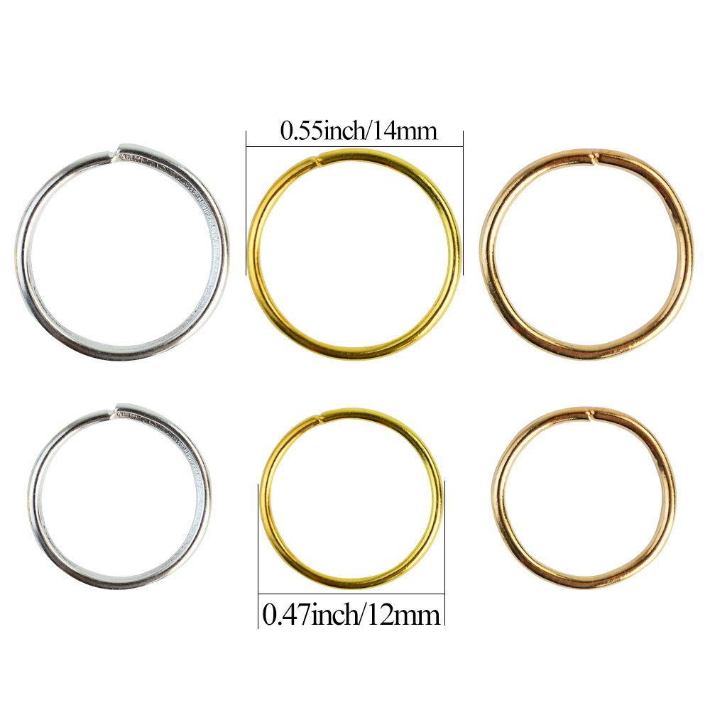 Buy now Nydotd 180 Pieces Hair Rings, Braid Rings, Loop Clips, and Hoops - 3 Colors, 2 Sizes, Women's Fashion Hip-Hop DIY Hair Clip Accessories for Dreadlocks at indiglob india