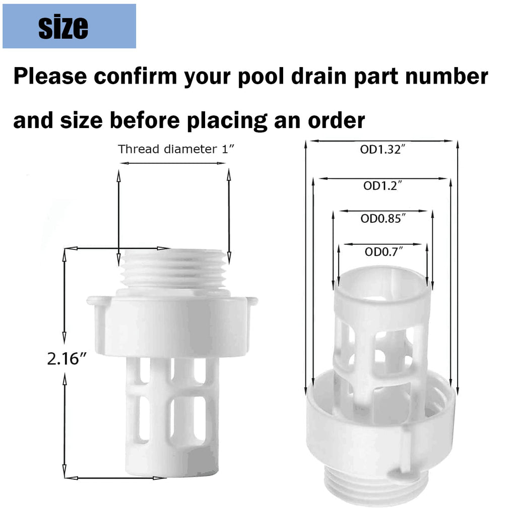 10184 Intex Hose Drain Plug Connector Replacement Intex Round Swimming Pool