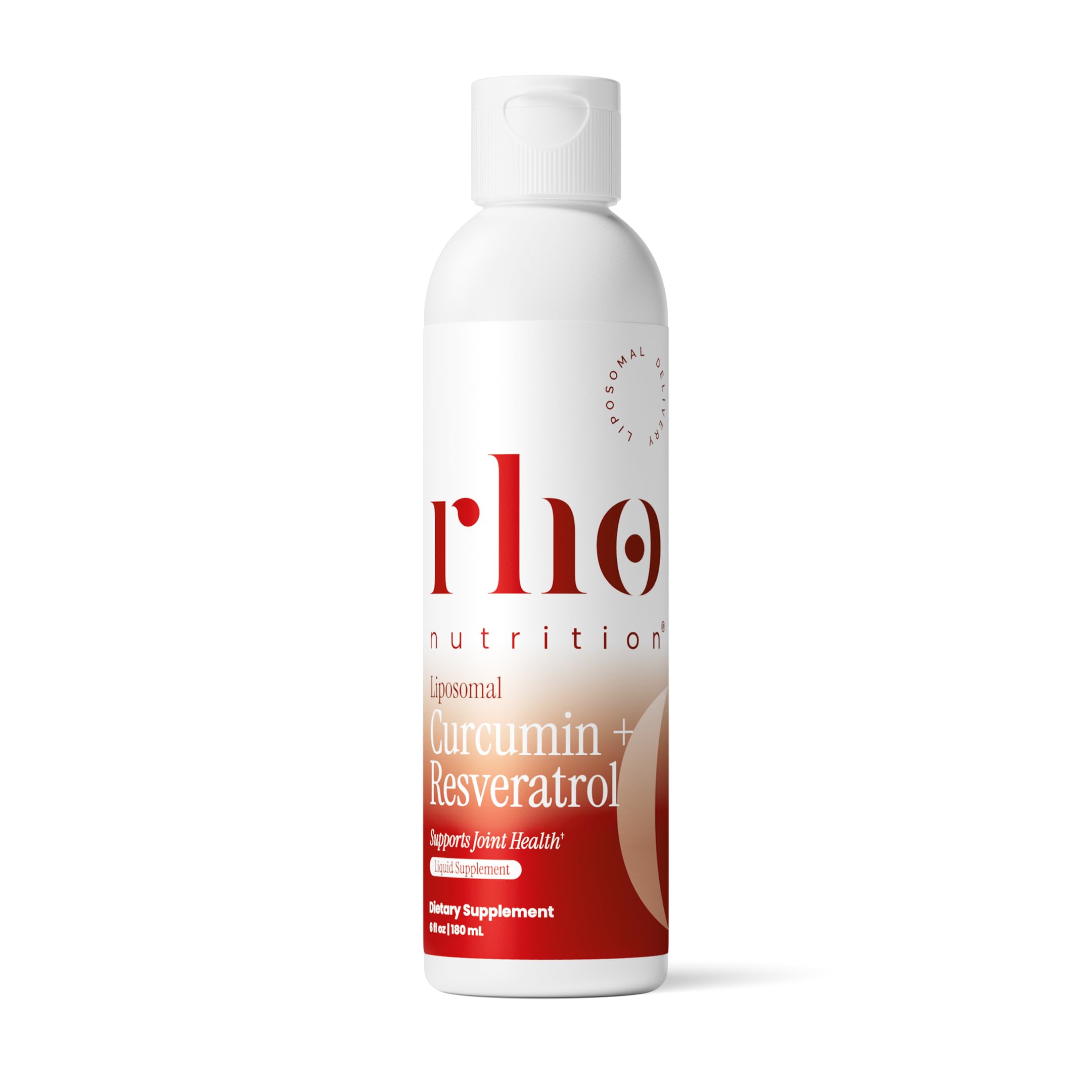 Rho Nutrition Liposomal Curcumin + Resveratrol Liquid Supplement | High Absorption Formula, Curcumin & Resveratrol, Joint Comfort, Mobility & Cellular Health (3 Pack)